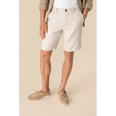 Men's Linen Bermuda